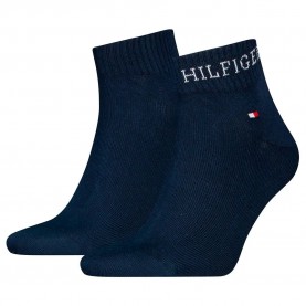 чорапи,мъжки,чорапи,tommy,hilfiger,quarter,socks,2,pairs,navy,(blue)