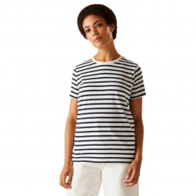 тениска,дамски,тениски,regatta,bayletta,short,sleeve,t,shirt,white,navy,stripe,(white)