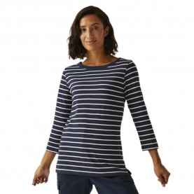 тениска,дамски,тениски,regatta,bayletta,ii,3,4,sleeve,t,shirt,blue,(navy,white,stripe)