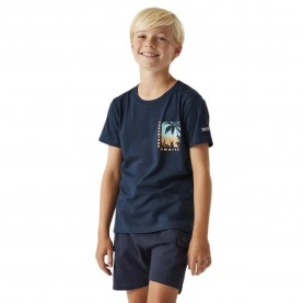 тениска,детски,тениски,regatta,bosley,viii,short,sleeve,t,shirt,navy,(blue)