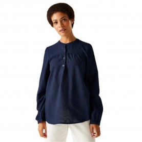 дамски,блузи,дамски,ризи,regatta,natine,long,sleeve,blouse,navy,(blue)
