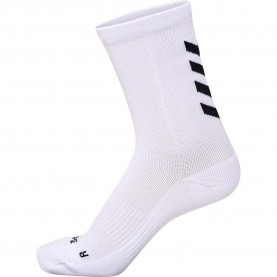 чорапи,мъжки,чорапи,hummel,essential,training,short,socks,white,black,(white)