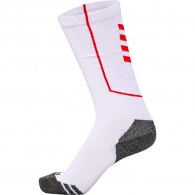 чорапи,мъжки,чорапи,hummel,pro,training,high,long,socks,white,true,red,(white)