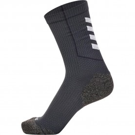 чорапи,мъжки,чорапи,hummel,pro,training,low,short,socks,asphalt,white,(grey)