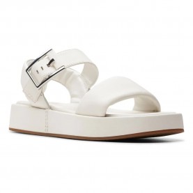 сандали,дамски,сандали,и,чехли,clarks,shoes,alda,strap,sandals,off,white,leather,(white)