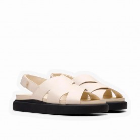 сандали,дамски,сандали,и,чехли,clarks,shoes,aristella,sun,sandals,cream,leather,(beige)
