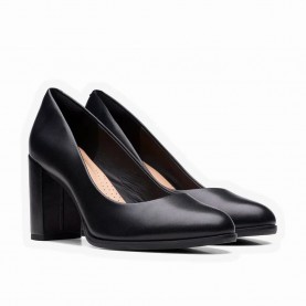 обувки,дамски,обувки,clarks,shoes,freva85,court,heel,shoes,black