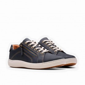 обувки,дамски,маратонки,clarks,shoes,nalle,lace,trainers,blue,(navy,nubuck)