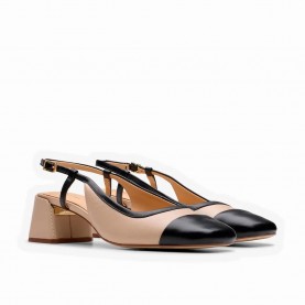 обувки,дамски,обувки,clarks,shoes,nyta45,sling,heel,shoes,beige