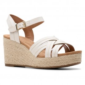 сандали,дамски,сандали,и,чехли,clarks,shoes,sabina,strap,sandals,white,(cream,leather)