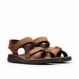 сандали,мъжки,сандали,clarks,shoes,wesley,shore,sandals,brown,(beeswax,leather)