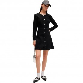 рокля,дамски,поли,и,рокли,hugo,karema,1,10266951,long,sleeve,short,dress,black
