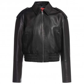 яке,дамски,якета,и,палта,hugo,levano,10252105,leather,jacket,black