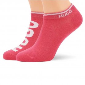 чорапи,дамски,чорапи,hugo,logo,10241739,short,socks,2,pairs,pink,(bright,pink)