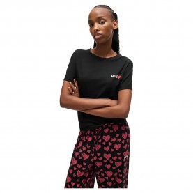 тениска,дамски,пижами,hugo,nikka,10257077,short,sleeve,pyjama,t,shirt,black