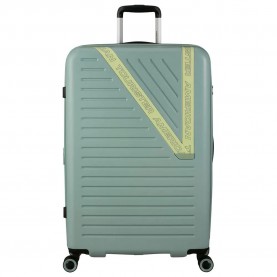 куфари,american,tourister,dynabelt,spinner,77,tsa,expandable,104,114l,trolley,bag,green