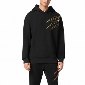суичър,мъжки,пуловери,philipp,plein,sport,scratch,hoodie,black