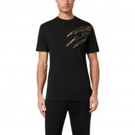 тениска,мъжки,тениски,philipp,plein,sport,scratch,short,sleeve,t,shirt,black