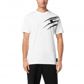 тениска,мъжки,тениски,philipp,plein,sport,scratch,short,sleeve,t,shirt,white,silver,(white)