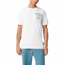тениска,мъжки,тениски,philipp,plein,sport,tiger,short,sleeve,t,shirt,white,silver,(white)