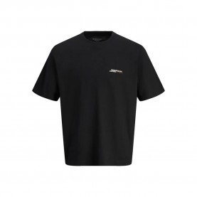 тениска,мъжки,тениски,jack,&,jones,islington,type,plus,size,short,sleeve,t,shirt,black