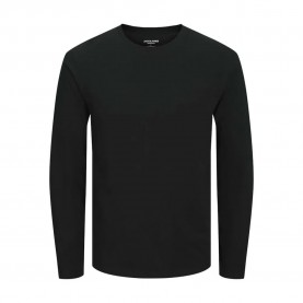 тениска,мъжки,тениски,jack,&,jones,organic,basic,long,sleeve,t,shirt,black