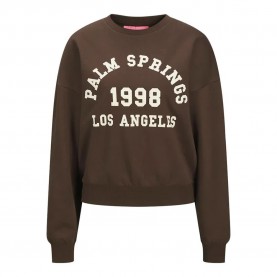 блуза,дамски,блузи,jack,&,jones,merle,rlx,short,jjxx,sweatshirt,bracken,palm,springs,(brown)
