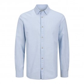 риза,с,дълъг,ръкав,мъжки,ризи,jack,&,jones,summer,long,sleeve,shirt,chambray,blue,(blue)