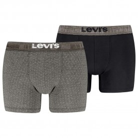 боксерки,мъжко,бельо,levi´s,®,denim,inspired,boxers,2,units,black,grey,(grey,black)