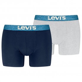 боксерки,мъжко,бельо,levi´s,®,melange,wb,boxers,2,units,white,blue,(blue,combo)