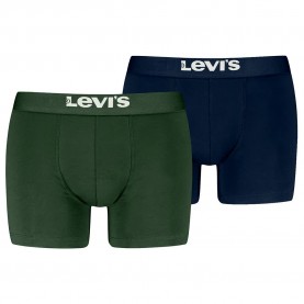 боксерки,мъжко,бельо,levi´s,®,solid,basic,boxers,2,units,green,navy,(green,blue)