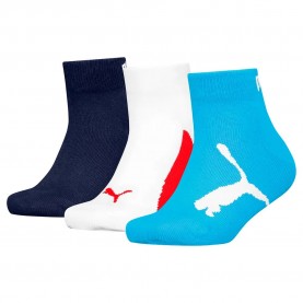 чорапи,детски,чорапи,puma,bwt,quarter,socks,3,pairs,white,blue,(blue,combo)