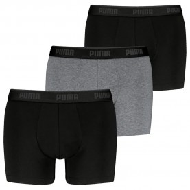 боксерки,мъжко,бельо,puma,everyday,basics,boxers,3,units,black,grey,(grey)