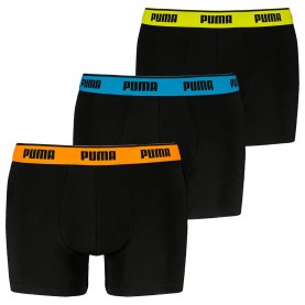 боксерки,мъжко,бельо,puma,everyday,basics,boxers,3,units,black,pop,(black)