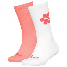 чорапи,детски,чорапи,puma,flower,socks,2,pairs,white,pink,(white,pink)
