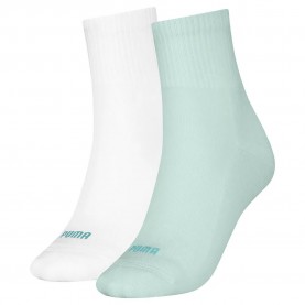 чорапи,дамски,чорапи,puma,heart,logo,short,socks,2,pairs,green,white,(mint,white)