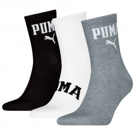 чорапи,мъжки,чорапи,puma,logo,crew,short,socks,3,pairs,grey,white,black,(multicolor)