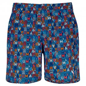 бански,гащета,детски,бански,костюми,puma,printed,mid,swimming,shorts,multi,colored,(blue)