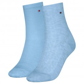 чорапи,дамски,чорапи,tommy,hilfiger,cable,short,socks,2,pairs,light,blue,(blue)