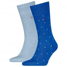 чорапи,мъжки,чорапи,tommy,hilfiger,dot,socks,2,pairs,blue,(ocean,blue)