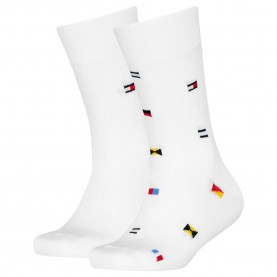чорапи,детски,чорапи,tommy,hilfiger,nautical,flag,socks,2,pairs,white