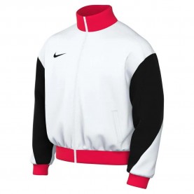 Блуза Nike Academy Pro 24 full zip sweatshirt - White (White / Black / Bright Crimson / Black) блуза,мъжки,пуловери,nike,academy,pro,24,full,zip,sweatshirt,white,(white,black,bright,crimson,black)