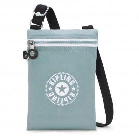 чанти,за,през,рамо,kipling,afia,lite,crossbody,green,(relaxed,grey,c)