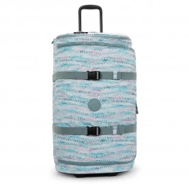 куфари,kipling,aviana,l,95l,trolley,bag,palmtree,leaves,(blue)