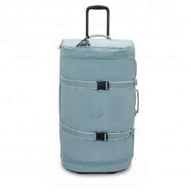 куфари,kipling,aviana,l,95l,trolley,bag,relaxed,grey,(blue)