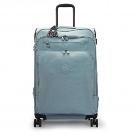 куфари,kipling,new,youri,spin,m,70l,trolley,bag,relaxed,grey,(blue)