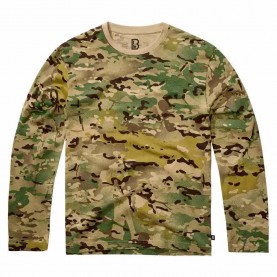 тениска,мъжки,тениски,brandit,premium,long,sleeve,t,shirt,tactical,camo,(green)