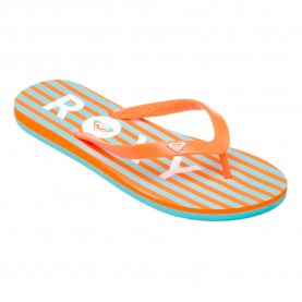 джапанки,дамски,сандали,и,чехли,roxy,tahiti,vii,flip,flops,orange,(classic,orange,fly,blue)