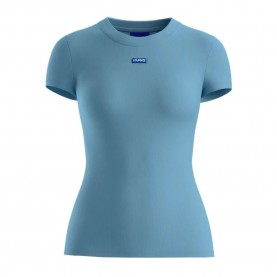 Тениска HUGO Easy 10257055 BLUE short sleeve T-shirt - Blue (Light / Pastel Blue) тениска,мъжки,тениски,дамски,тениски,hugo,easy,10257055,blue,short,sleeve,t,shirt,blue,(light,pastel,blue)