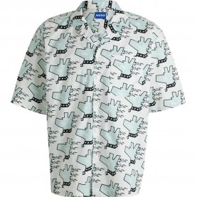 риза,с,къс,ръкав,мъжки,ризи,hugo,blue,eligino,10270824,short,sleeve,shirt,green